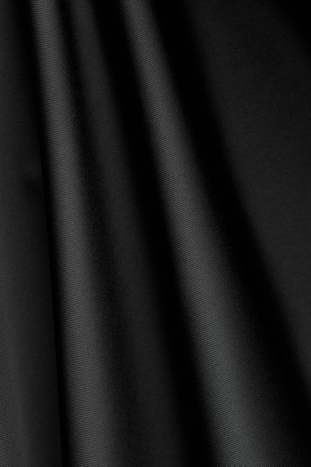 Lulus Blake Satin Tie Back Midi Dress for Women, Elegant Satin Midi Dress with Sweetheart Neckline & Flutter Sleeves - Image 3