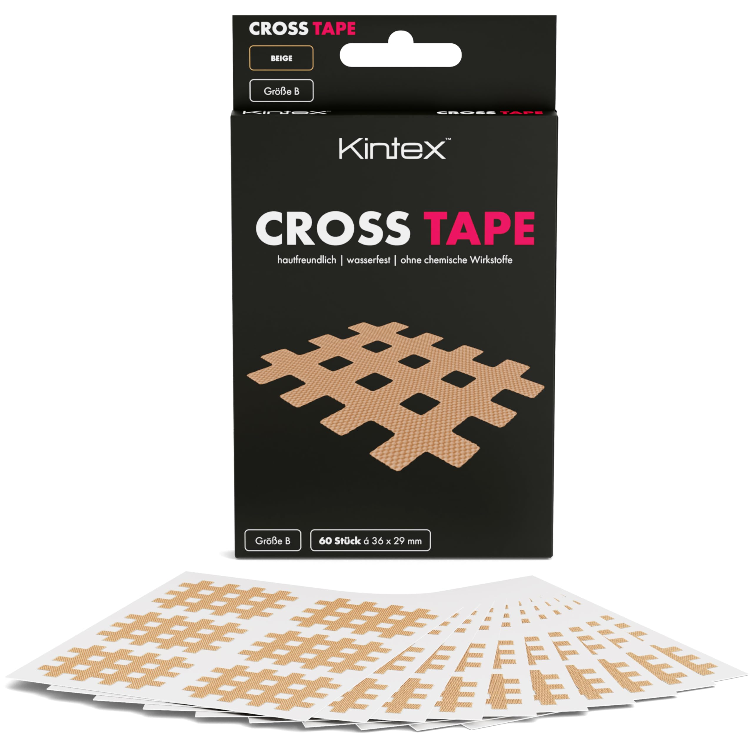 Kintex Cross-Tape, tamaños, acupuntura, gatillo, Punto de Dolor, Yeso Rejilla