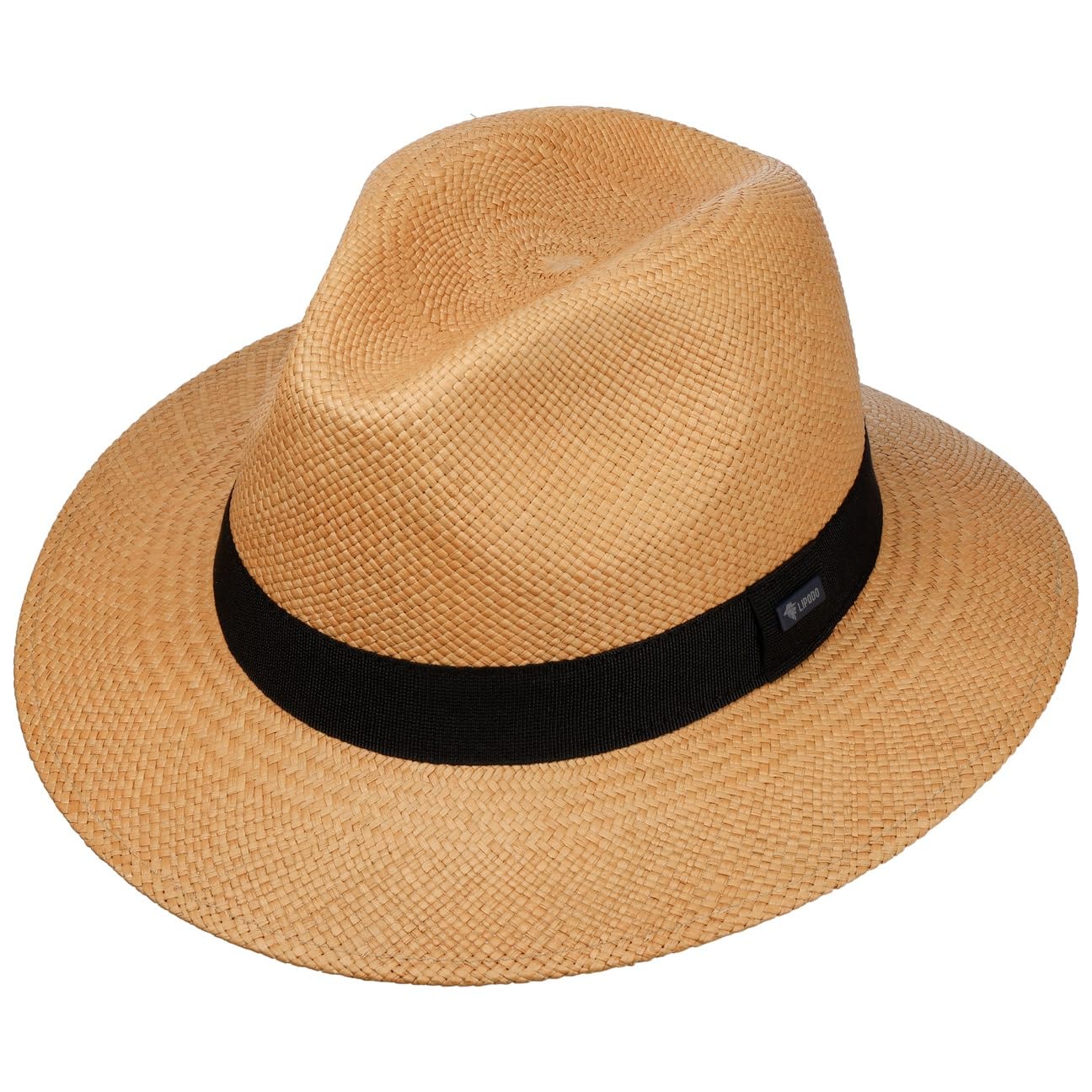 LIPODO Classic Traveller Sombrero Panama Banda Grosgrain Unicolor Unisex Primavera Verano