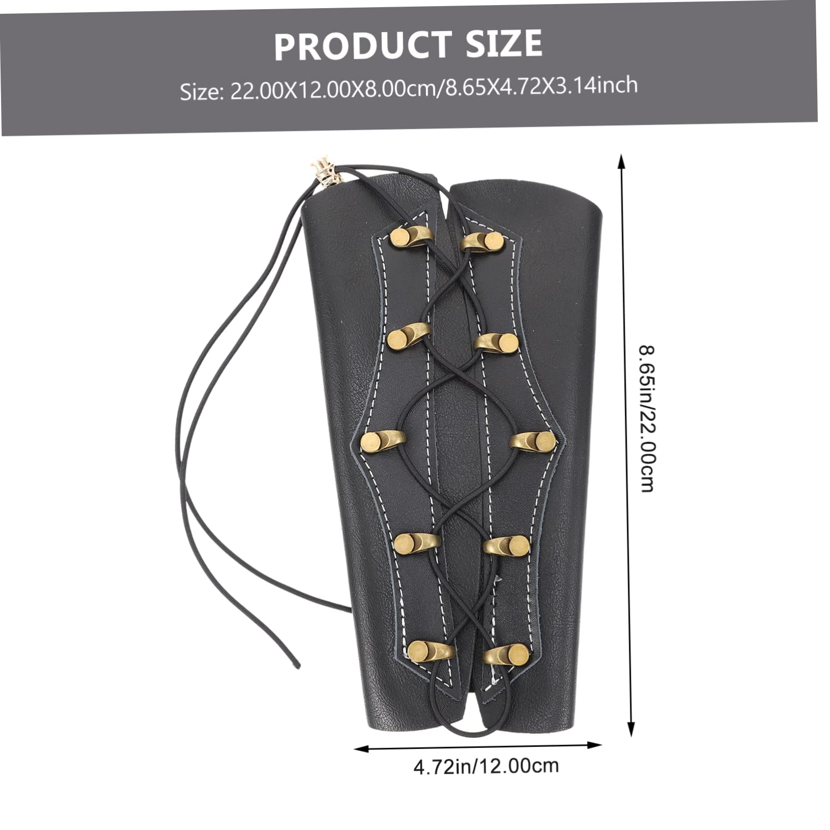 Gogogmee 1Pc Real Arm Guard Durable Protective Tool for Traditional Shooting Comfortable Sleeve for Right Left Handed Archers Lightweight Skin Friendly Design