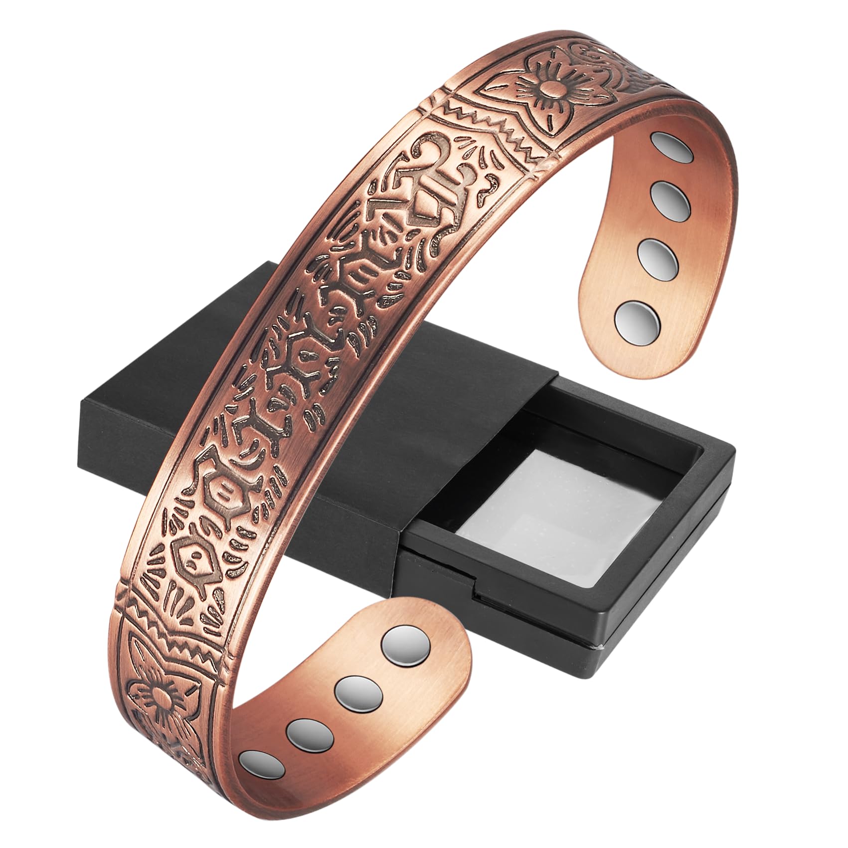 Cura Energia Saud&aacute;vel Poder Pulseiras Abertas Artrite Al&iacute;vio Da Dor Twisted Vintage Terap&ecirc;utico