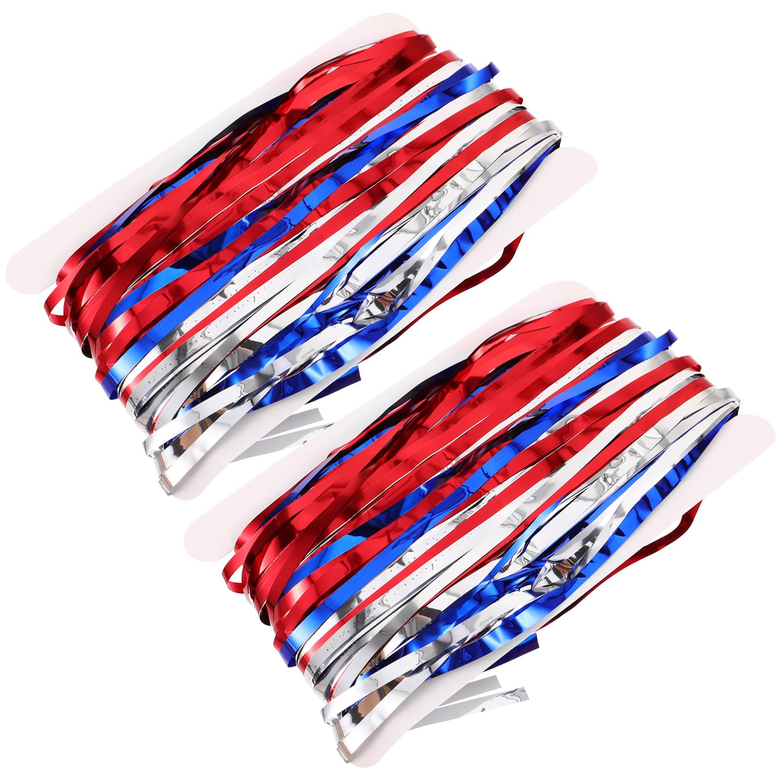 GOOHOCHY USA Decorations 4th of July Tinsel Foil Fringe Patriotic Party Backdrop Independence Day Decor