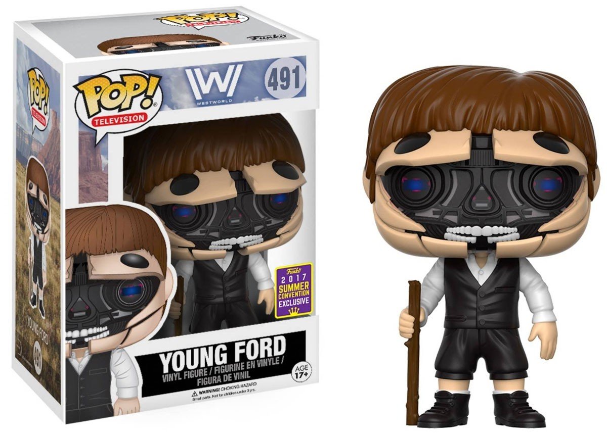 Westworld Young Dr. Ford Unmasked 2017 Exclusive Vinyl Pop Figure