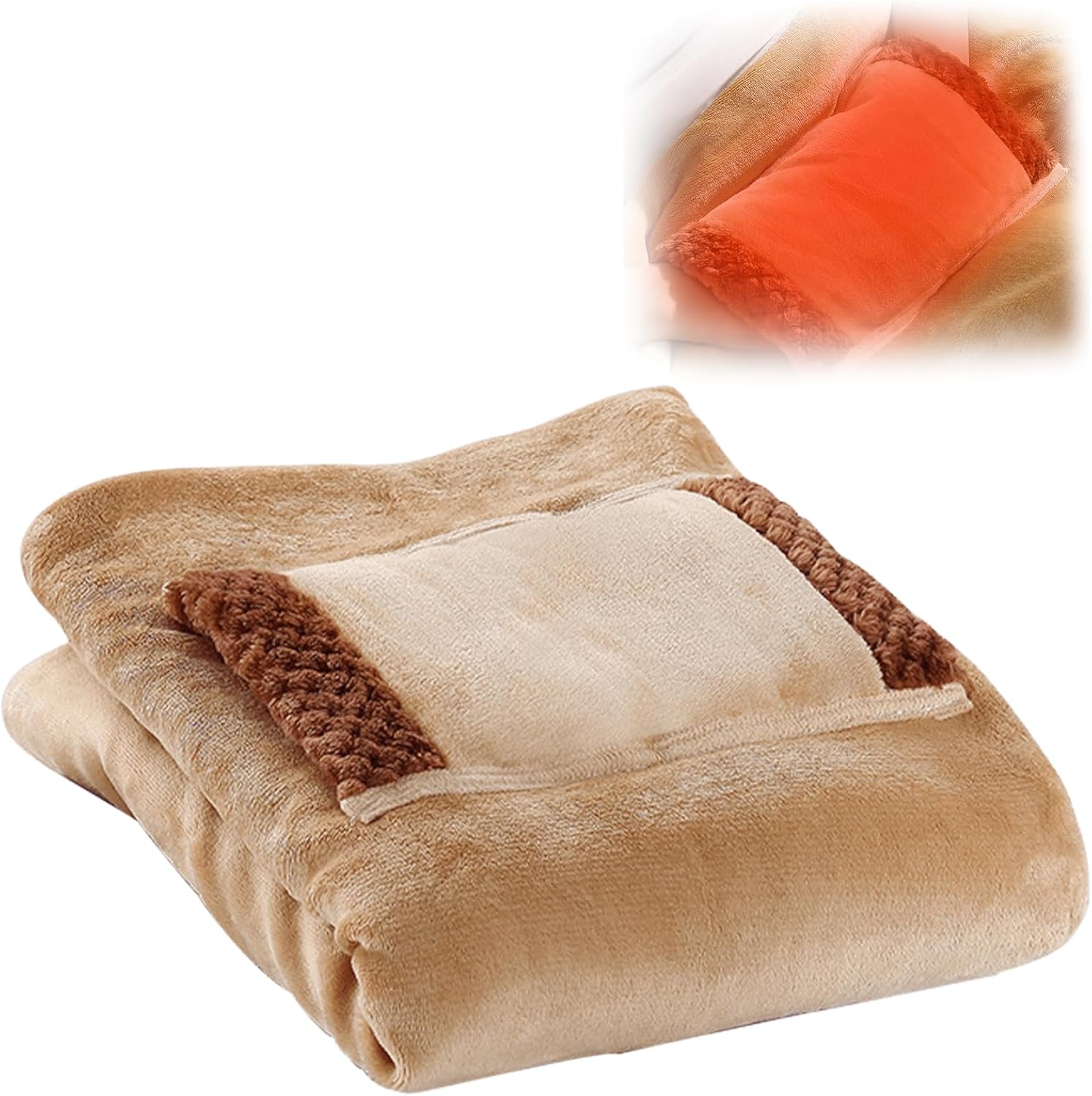 Molbory Heizdecke, Heizdecke Wärmedecke 60x80CM USB Kuscheldecke