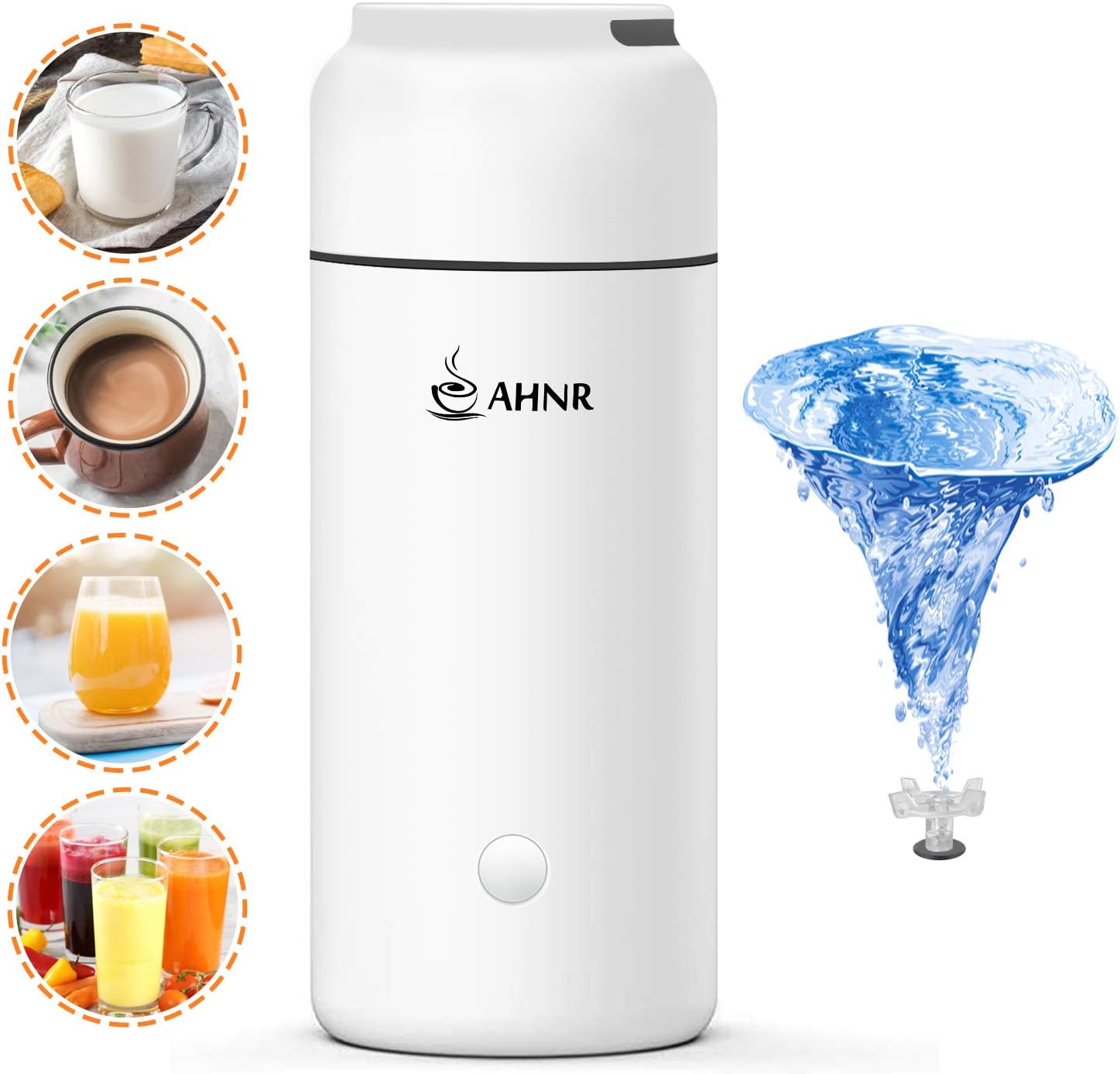 Electric Protein Shaker Bottle, Electric Mixer Cup, 250ml Vortex Portable Mixer Cup - 304 Stainless Steel | USB Rechargeable Shaker Cups for Coffee Protein Shakes