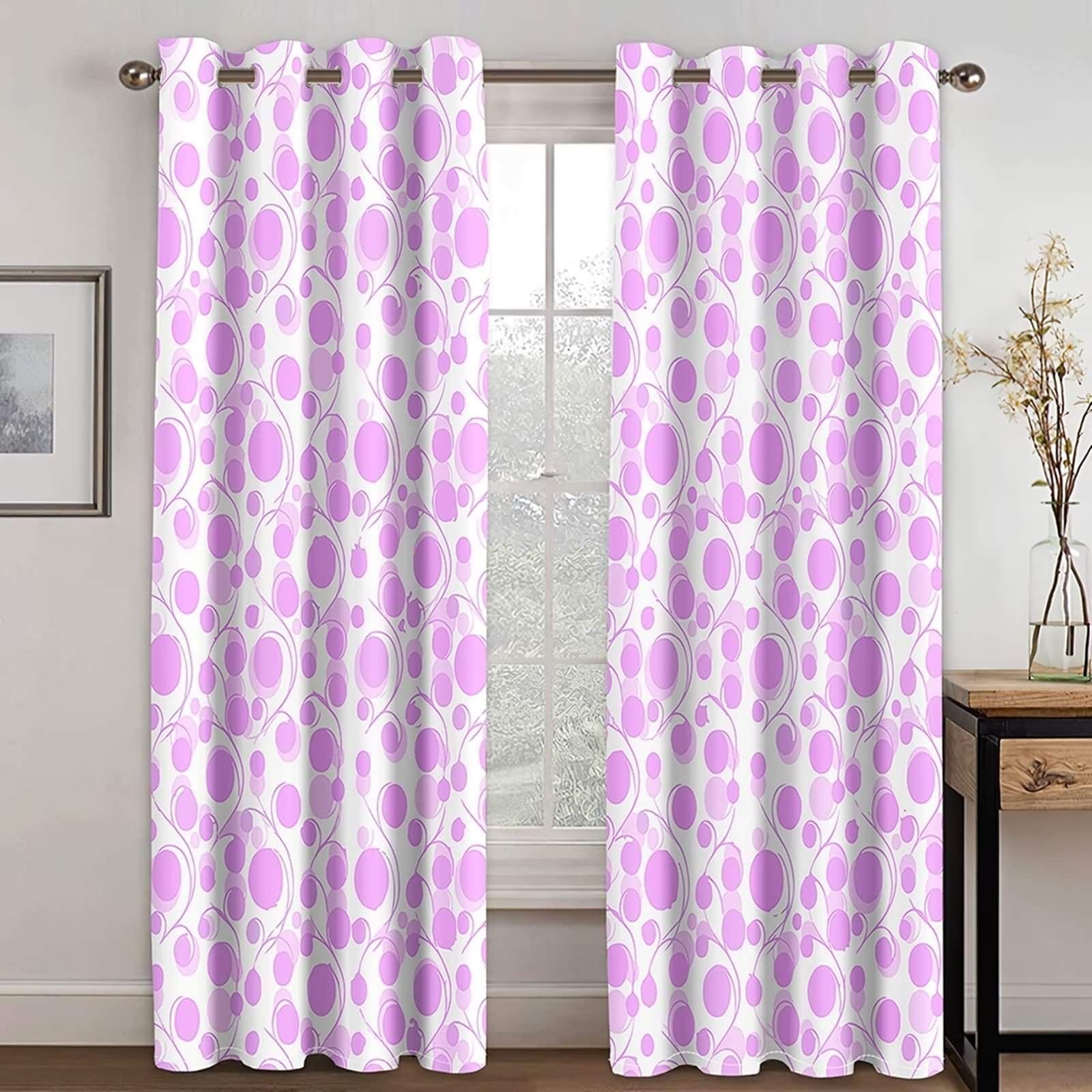 Rideau occultant isolant thermique violet KnSam rideaux de chambre 132x244