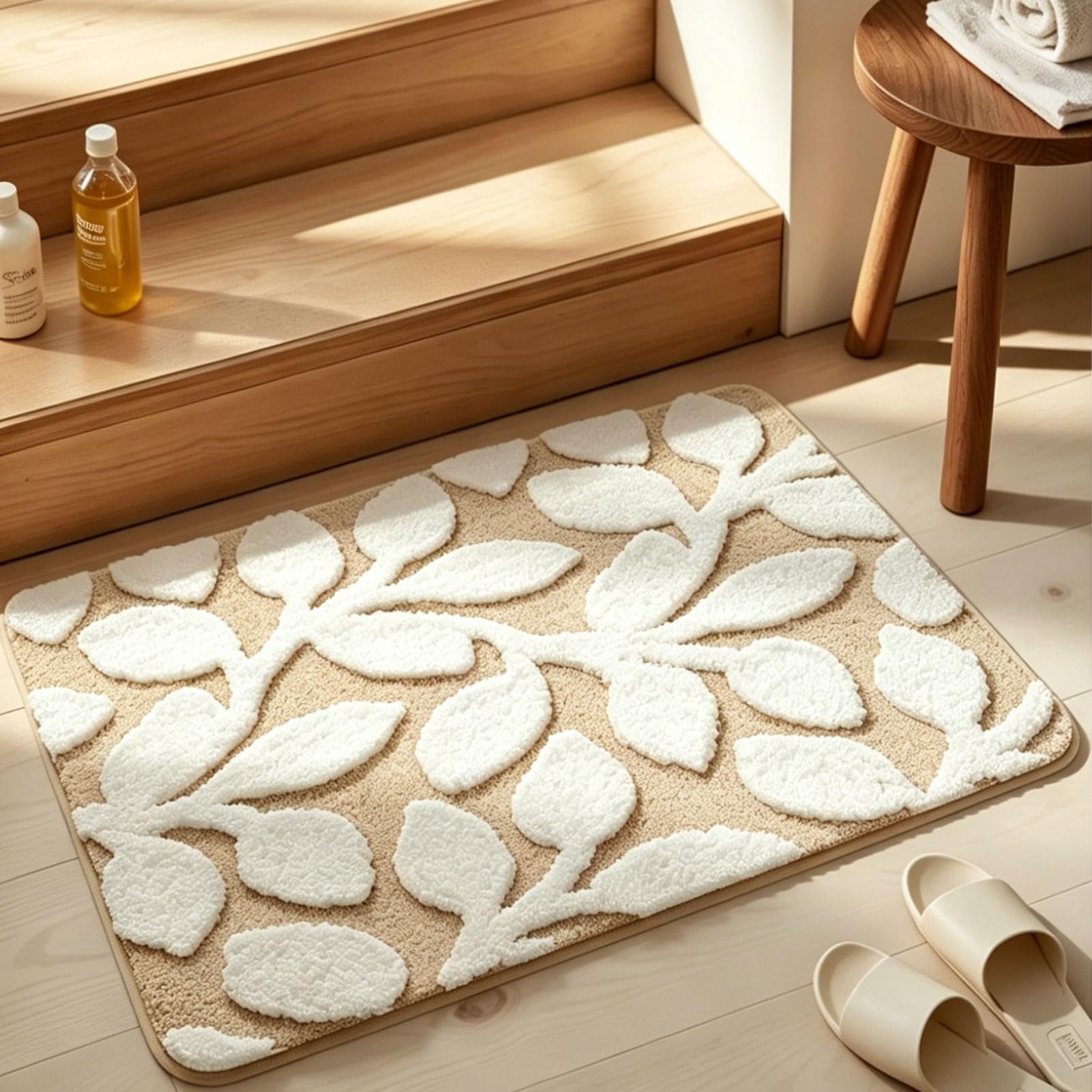 Tappeti da Bagno, 50×80 cm, 60×90 cm, tappetini ad Asciugatura Rapida, tappeti Morbidi e assorbenti per Ingresso, tappeti Lavabili in Lavatrice per Pavimento Doccia, Vasca, lavandino (40x60