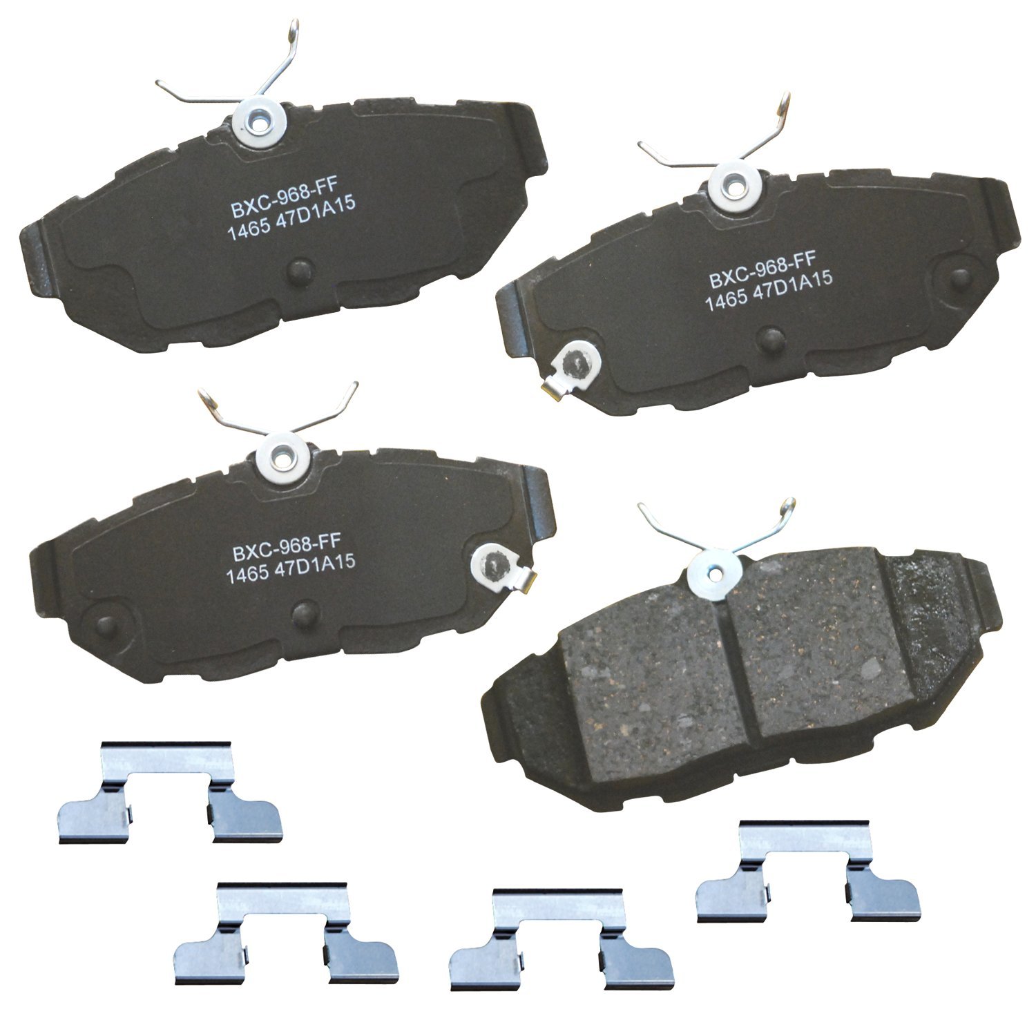 Bendix Premium SBC1465 Ceramic Rear Brake Pads for Avanti Avanti 2007-2005, Ford Mustang 2014-2005