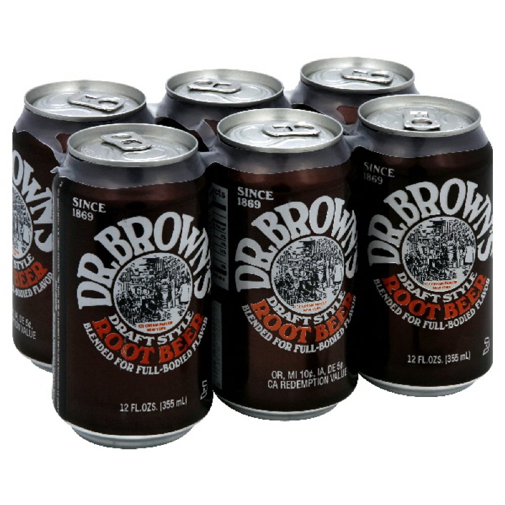 Dr. Brown Cel-Ray Soda 6 pack, 12-Ounce (Pack of 4)