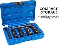 Vista 12 de Neiko 02457A Lug-Nut Key Set, Wheel-Lock Removal Tool Kit for Aftermarket and Factory Wheel Tire Keys, SAE and Metric Lug Sockets, 16 Pieces