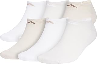 adidas Cushioned No Show Athletic Socks 6-Pack