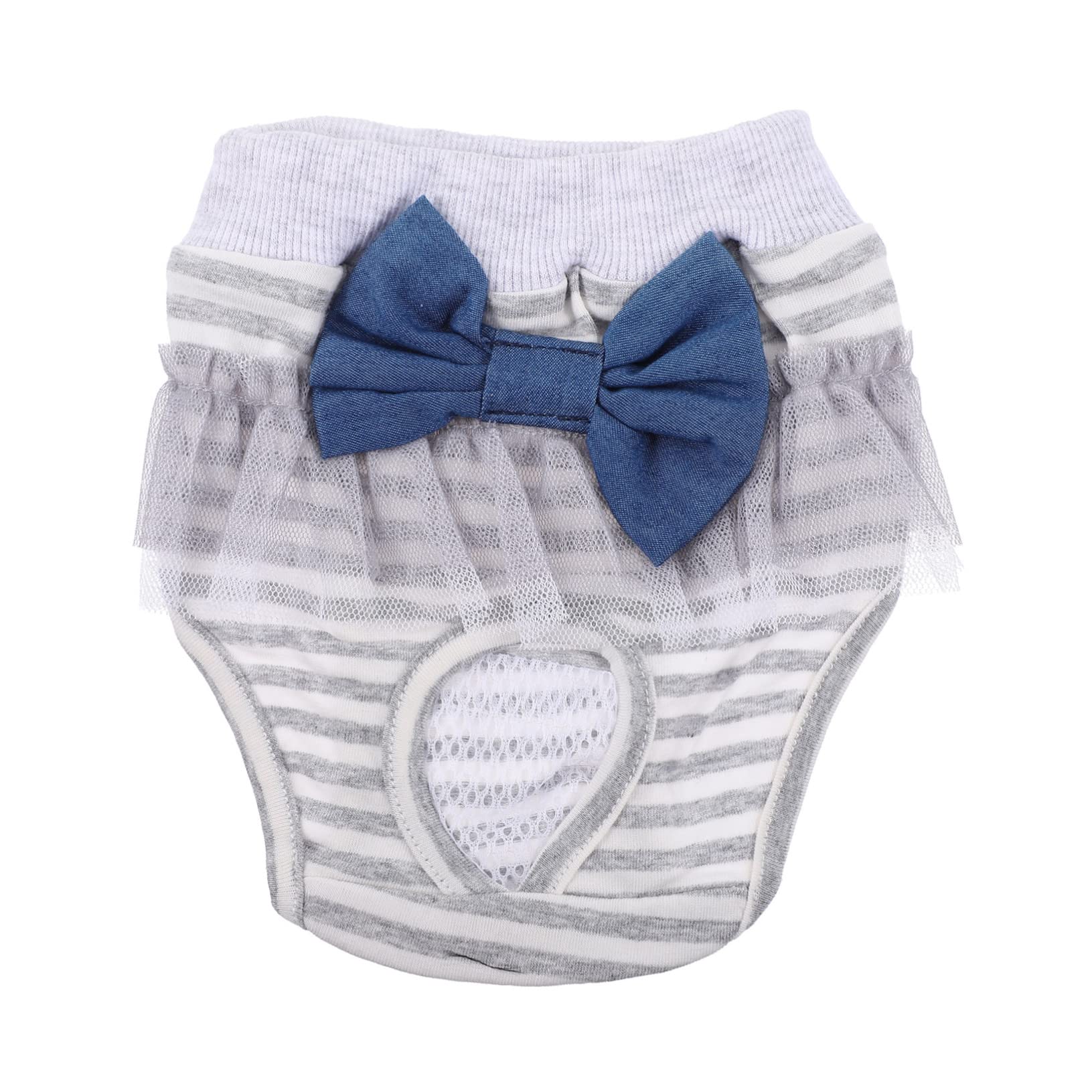 HEMOTON Adorable Washable Dog Diapers for Females Comfortable Stylish Pet Underwear for Puppies Heat Incontinence Daily Use Doggie Diapers Protect Floors Furnishings