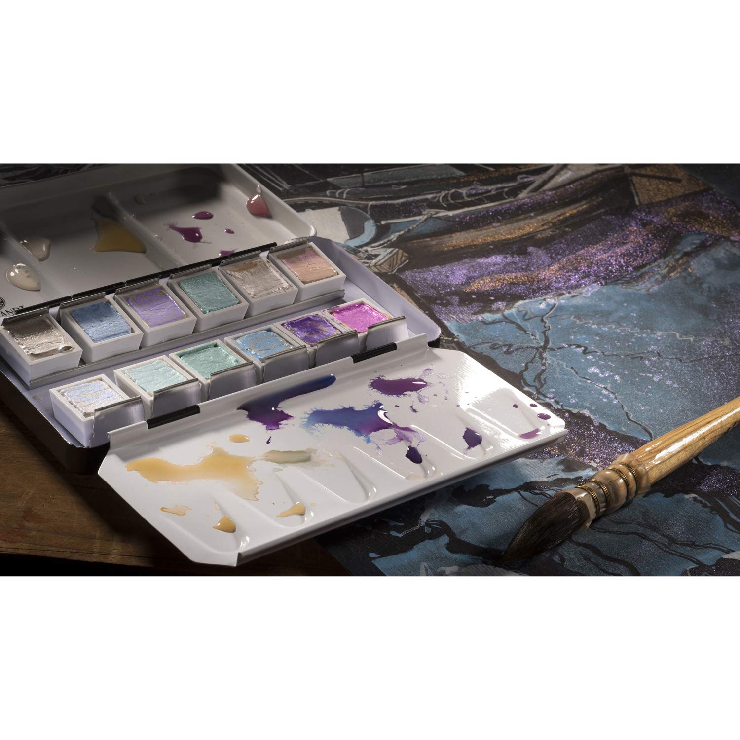 Rembrandt Professional Watercolour - SET METAL 12 PANS SPECIALTY