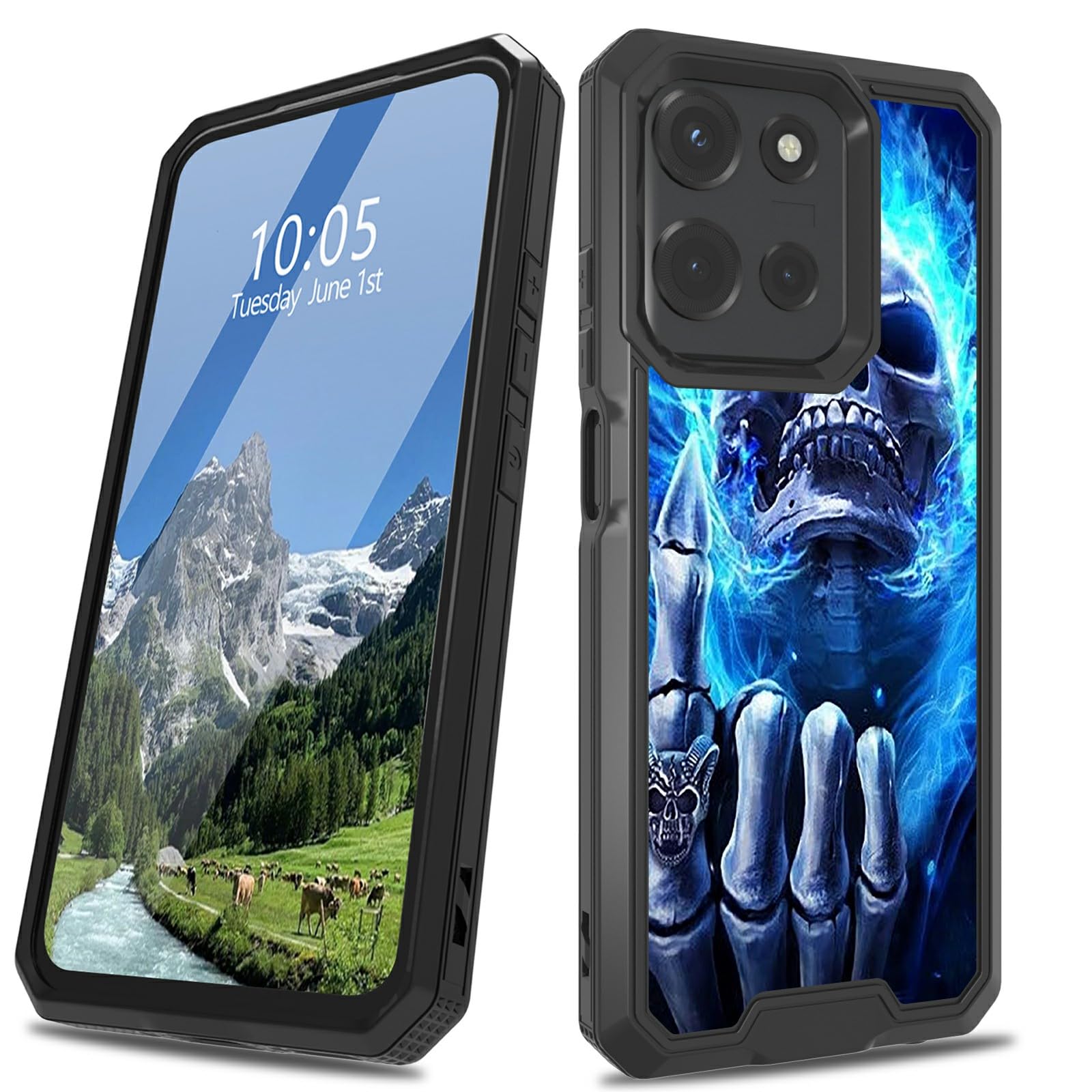 DIGTIALL for Motorola Moto G Play 5G 2025/Moto G Power 5G 2025 Dual Layer Heavy Duty Shockproof Rugged Protective Phone Case for Moto G Play 5G 2025/