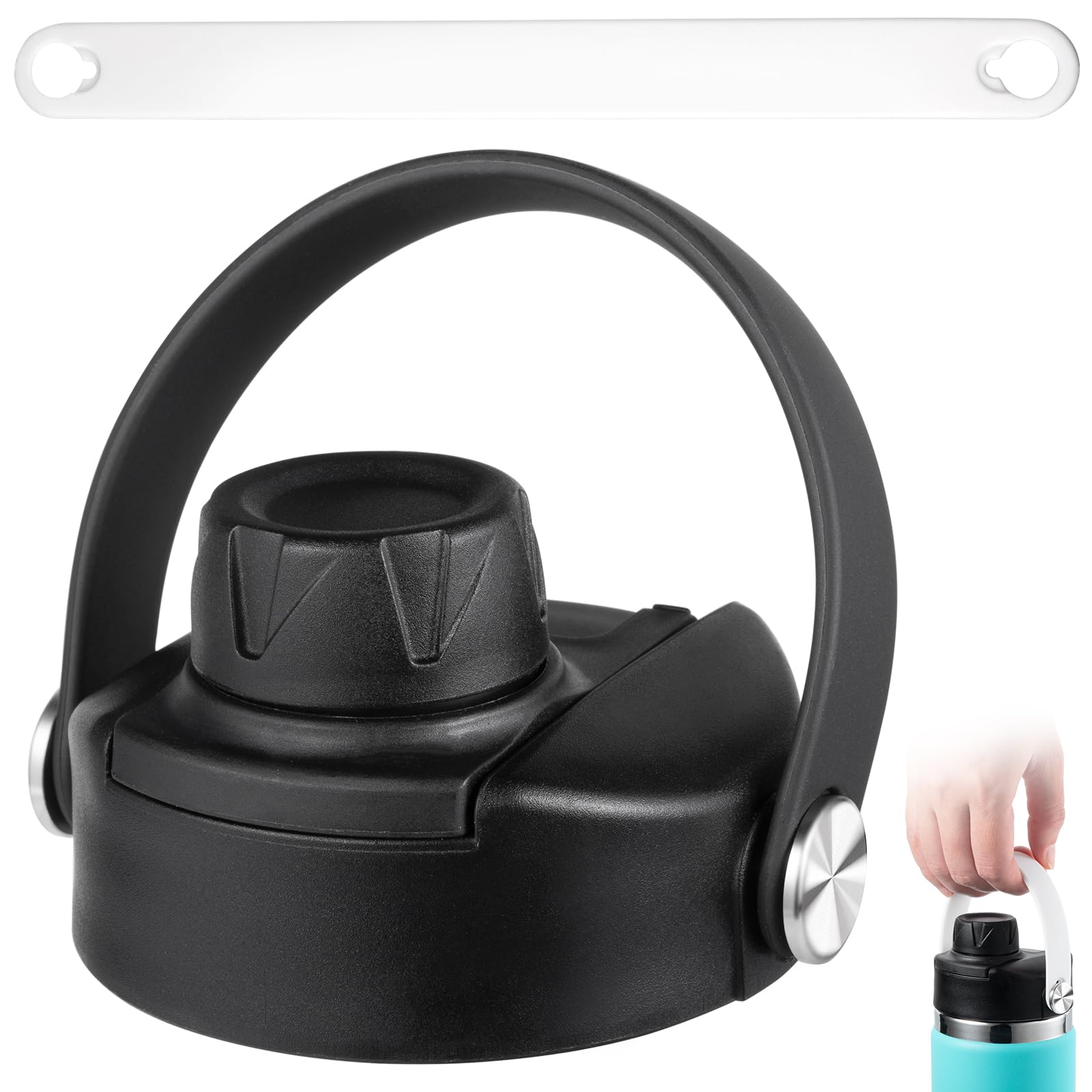 Lid for Hydro Flask Wide Mouth 32 40 oz, Chug Lid for Hydro Flask 32oz 40oz Water Bottle, Replacement Lids Accessories for HydroFlask Wide Mouth Water Bottle