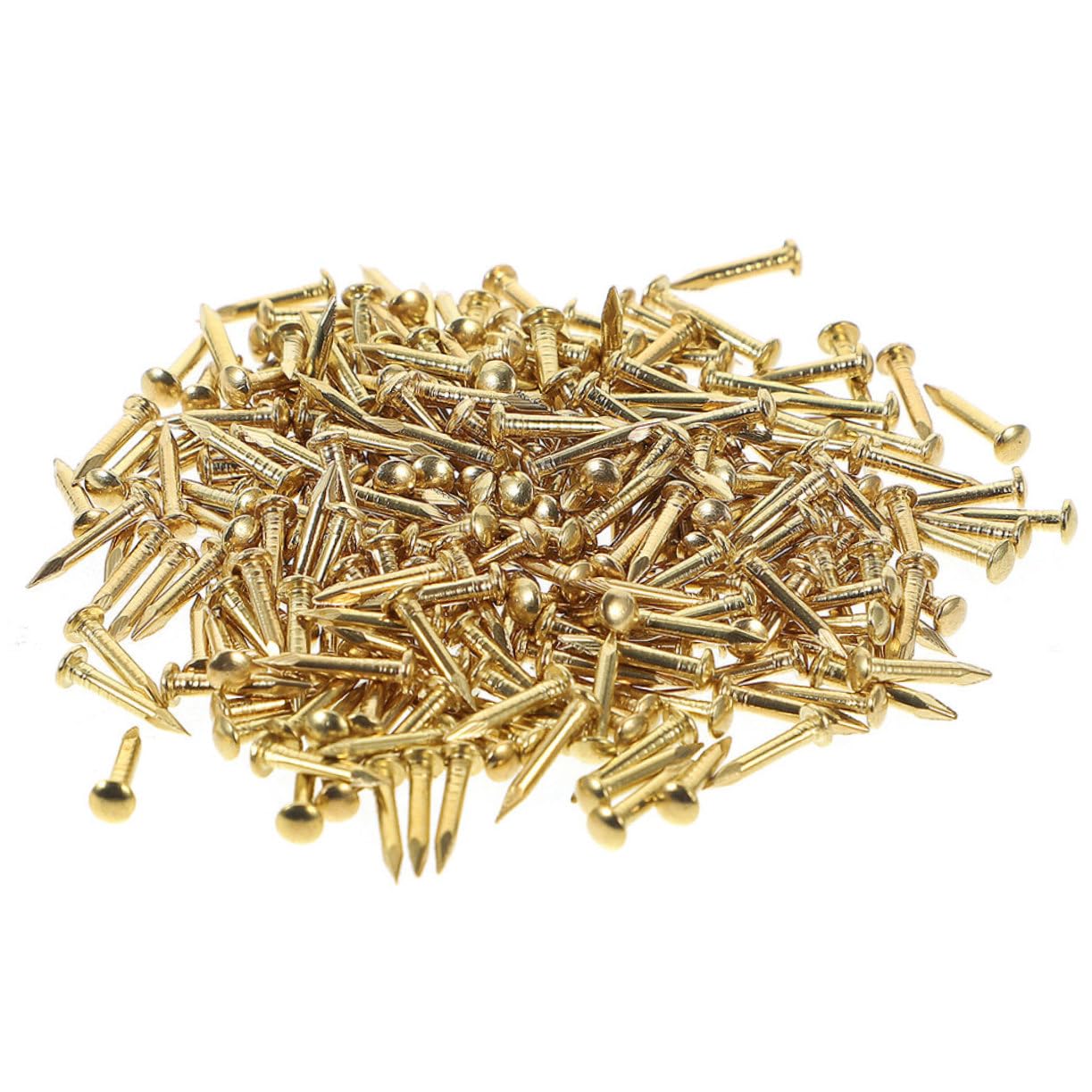 OSALADI 100pcs Round Nails Furniture Upholstery Nails for Wall Decor Craft Projects