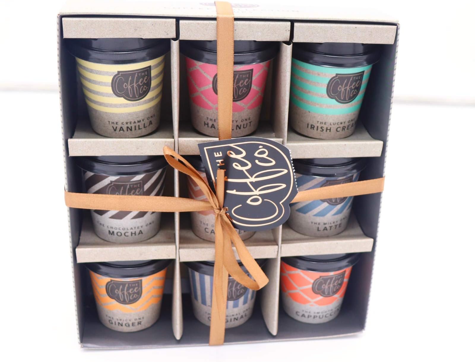 Coffee Assorted Flavours Gift Selection Including Including Cappuccino, Vanilla, Latte, Hazelnut, Original, Ginger and More