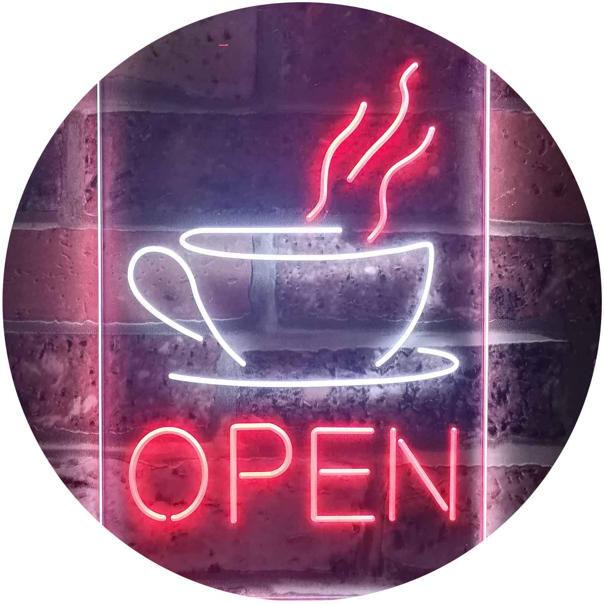 Amazon.com : ADVPRO Open Coffee Cup Café Bistro Shop Dual Color