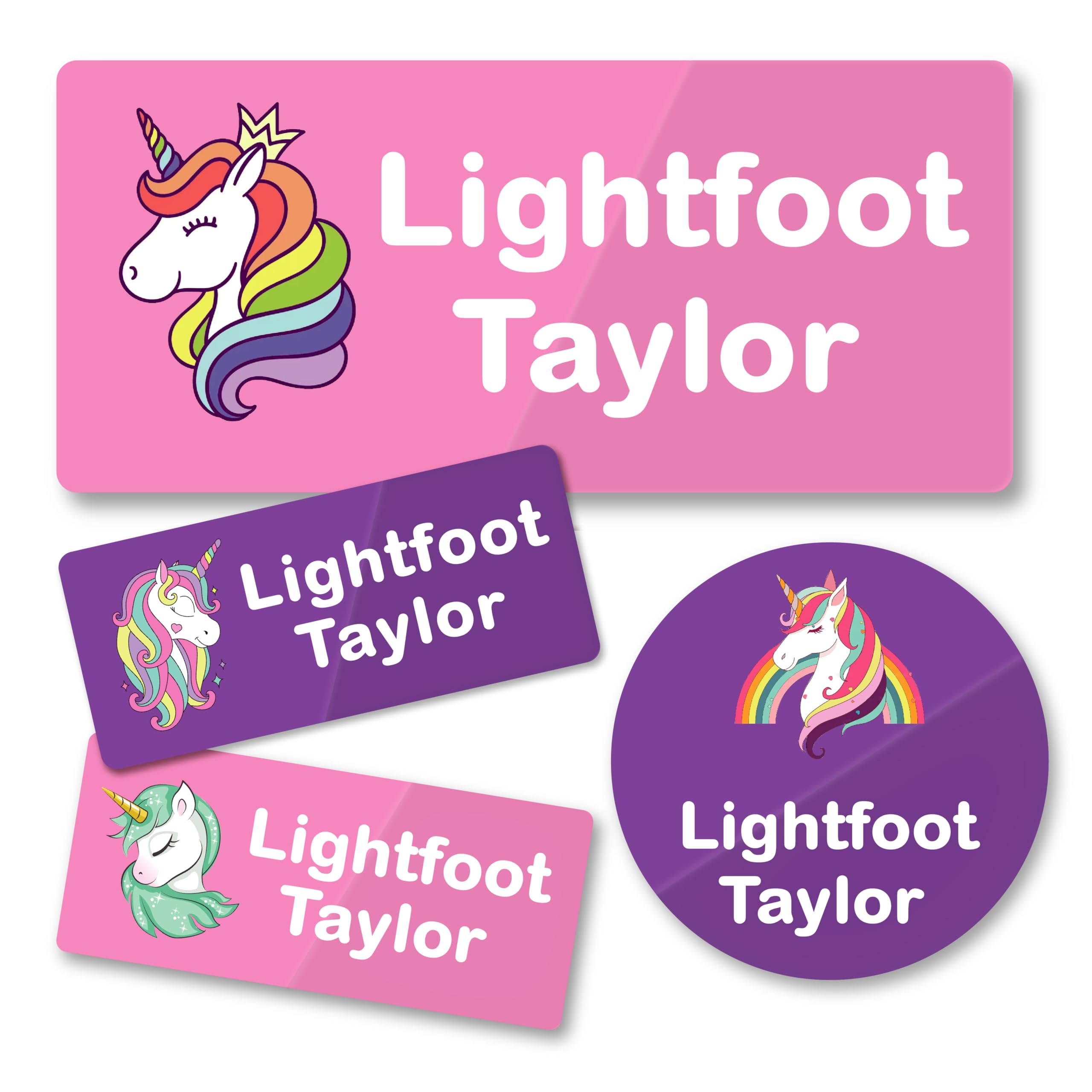 Custom Stickers, Personalised Stickers Labels, Name Labels for Clothes Kids, Waterproof Name Tags for Clothes School Supplies Nursing Home, Daycare Clothing Name Customised Gift (Style 2)