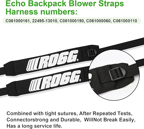 Miniatura 4 de Kscjdg C061000111 - Arnés para soplador de hojas Echo PB-500 PB-265LN PB-403H PB-413H PB-460 PB-610 PB-620 PB-650 PB-755 compatible con C061000110-2