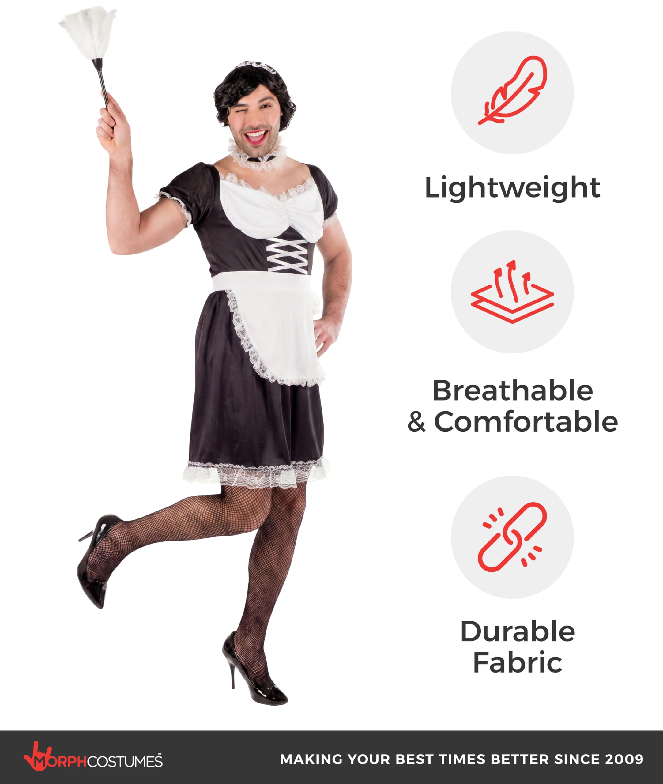 Fun Shack Kostium Mężczyźni French Maid