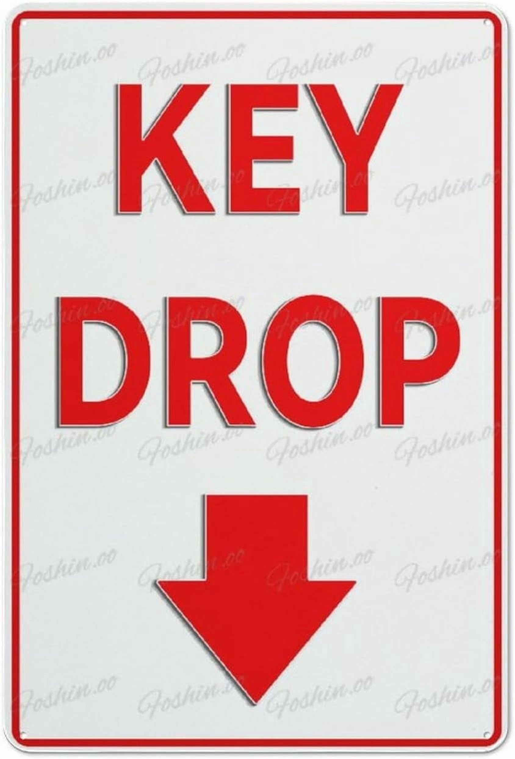 (2-Pack) Metal Tin Sign Kitchen 12"X8" Warning Signs For Property Yard House Office