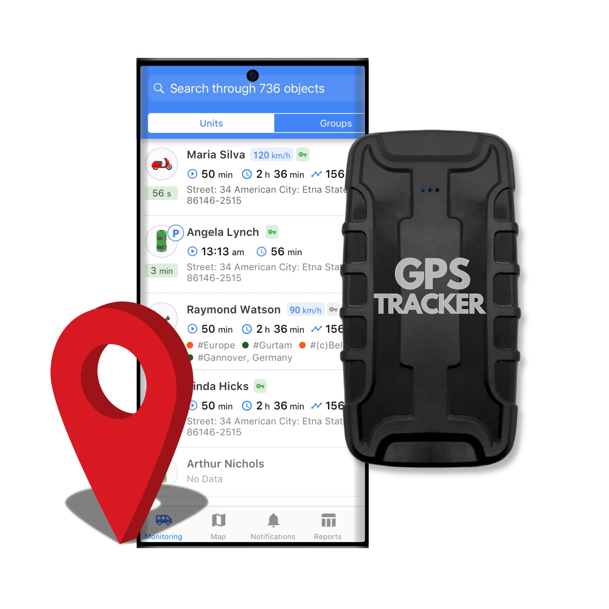 Mini Gps Tracker Small Hidden Alarm Gps Tracker Anti-theft