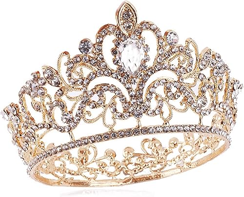 Corona de cristal para tarta, corona de quinceañera, tiara de princesa para mujeres y niñas, decoración para boda, cumpleaños, baby shower,