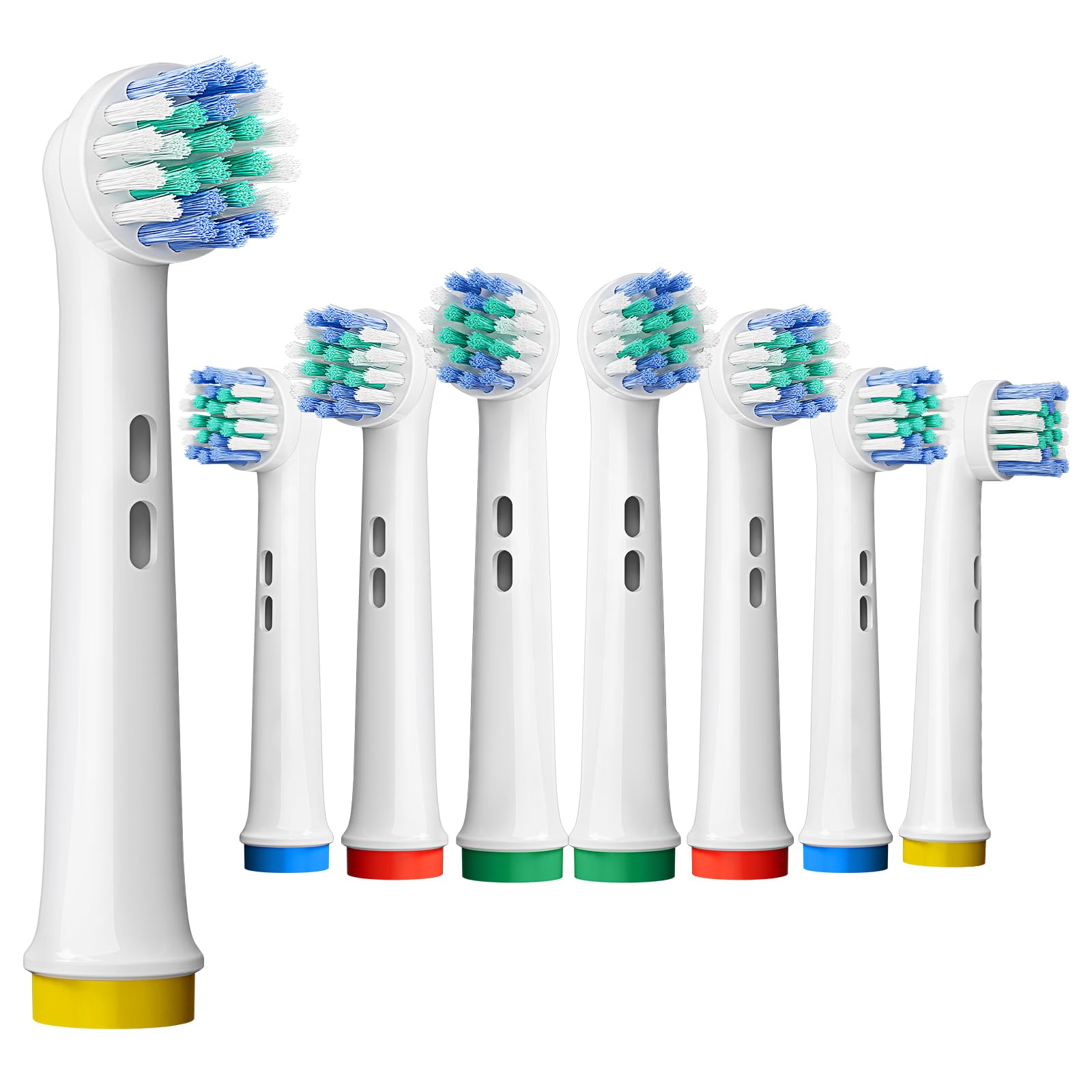 Replacement Toothbrush Heads Compatible with Oral-B 8-Pack Electric Toothbrush Heads Fits Pro 1000 500 3000 7000 9600 More
