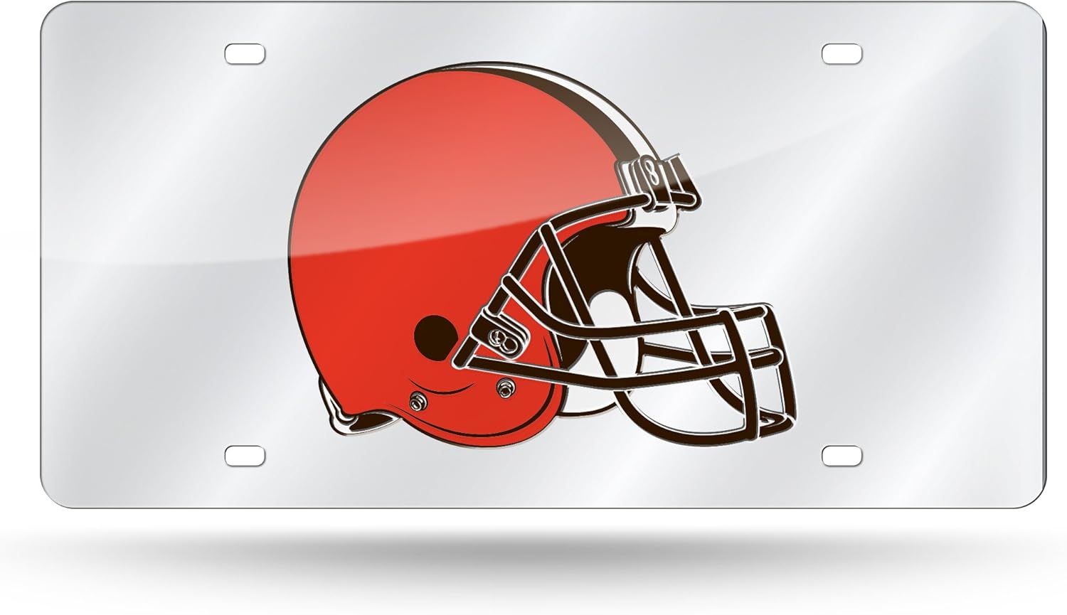 Rico Industries NFL Unisex-Adult Laser Inlaid Metal License Plate Tag
