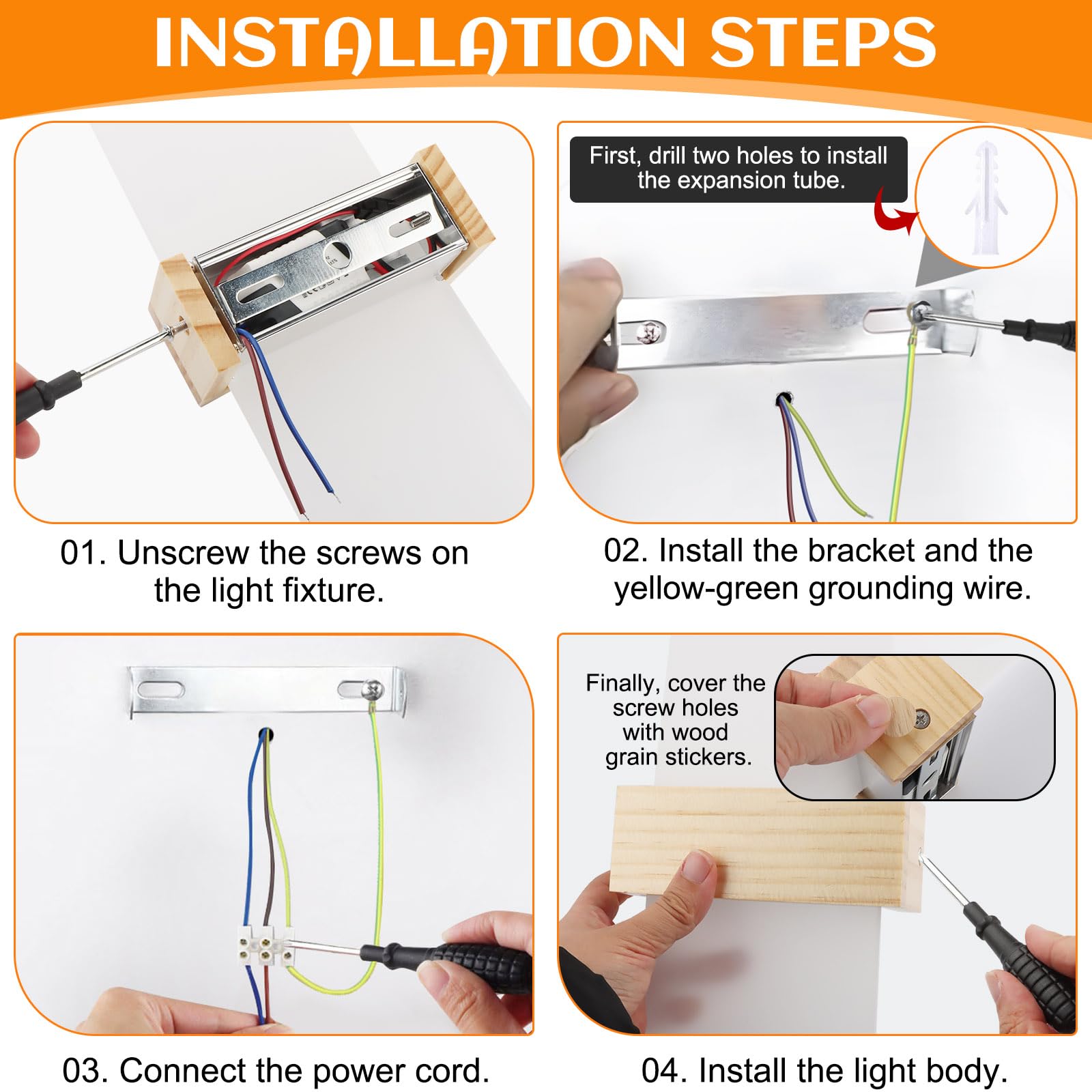 2 Pezzi 12W LED Lampada da Parete Interno 3000K Bianco Caldo 28cm | Acryl Lampada da Parete Lampada da Parete per Corridoio Su e Giù Illuminazione per Camera da Letto Corridoio Soggiorno Scale