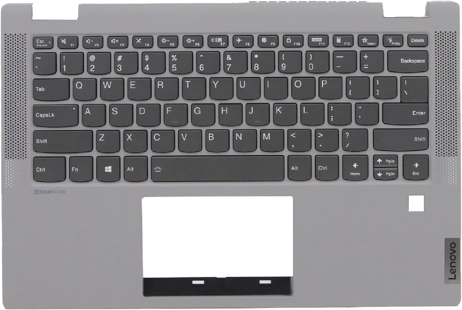 F-HONG ELECTRONIC CO LIMITED Replacement for Lenovo Ideapad Flex 5-14 Flex 5-14ITL05 Series Laptop Upper Case Palmrest Keyboard Assembly Part 5CB0Y85364