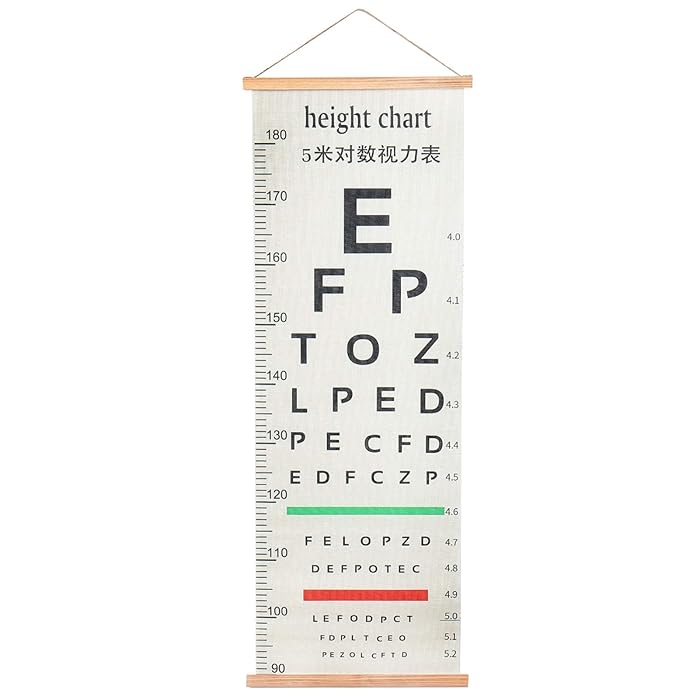 Buy HEALLILY Eye Chart Pocket Eye Chart Snellen Pocket Eye Chart Rosenbaum Pocket Eye Chart for