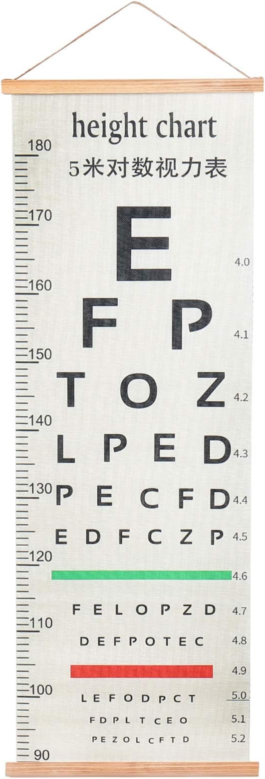 Healifty Eye Chart Pocket Eye Chart Snellen Pocket Eye Chart Rosenbaum Pocket Eye Chart for Home Eye Exams Standard Visual Testing Chart