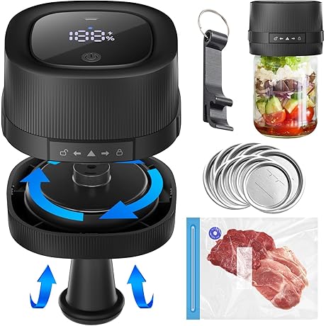 3-in-1 Electric Mason Jar Vacuum Sealer Kit