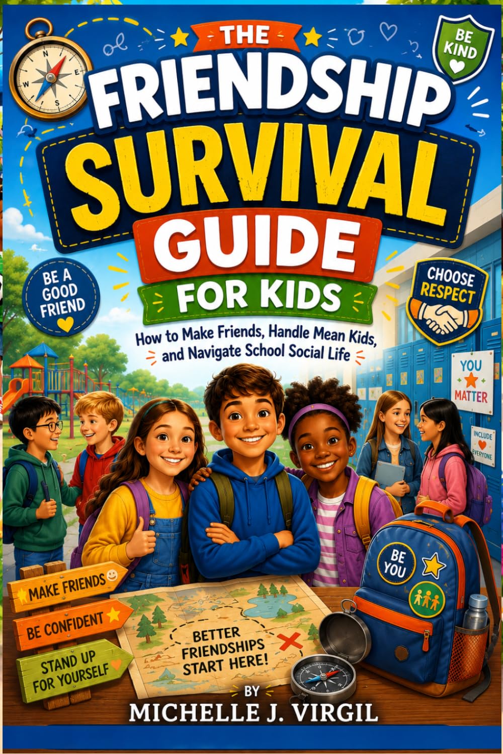 The Friendship Survival Guide For Kids: How to Make Friends, Handle Mean Peers, and Navigate School Social Life