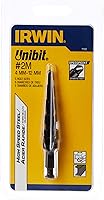 Vista 5 de Broca escalonada UniBit, de Irwin Tools, de 3/16 a 1/2 pulgada