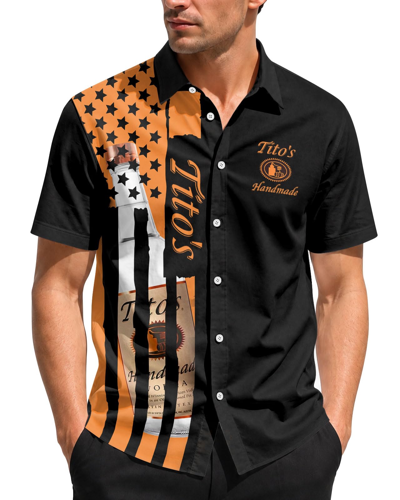 99TIMORO Movie Characters Halloween Shirt for Men Short Sleeve Top