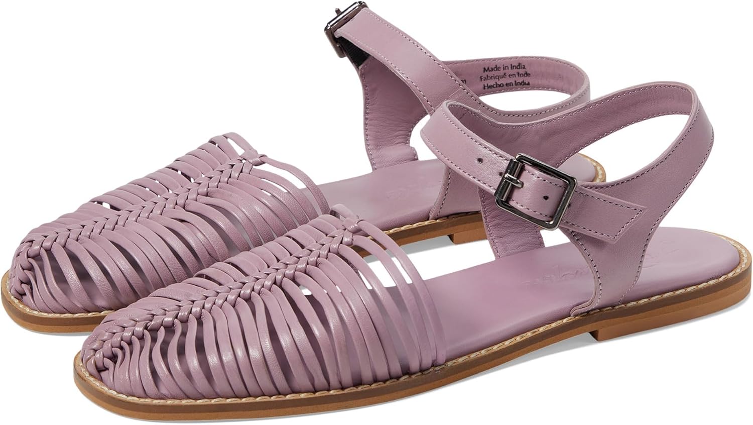 Free People Frankie Fisher Flat Lavender Leather EU 36.5 (US Women's 6.5) M