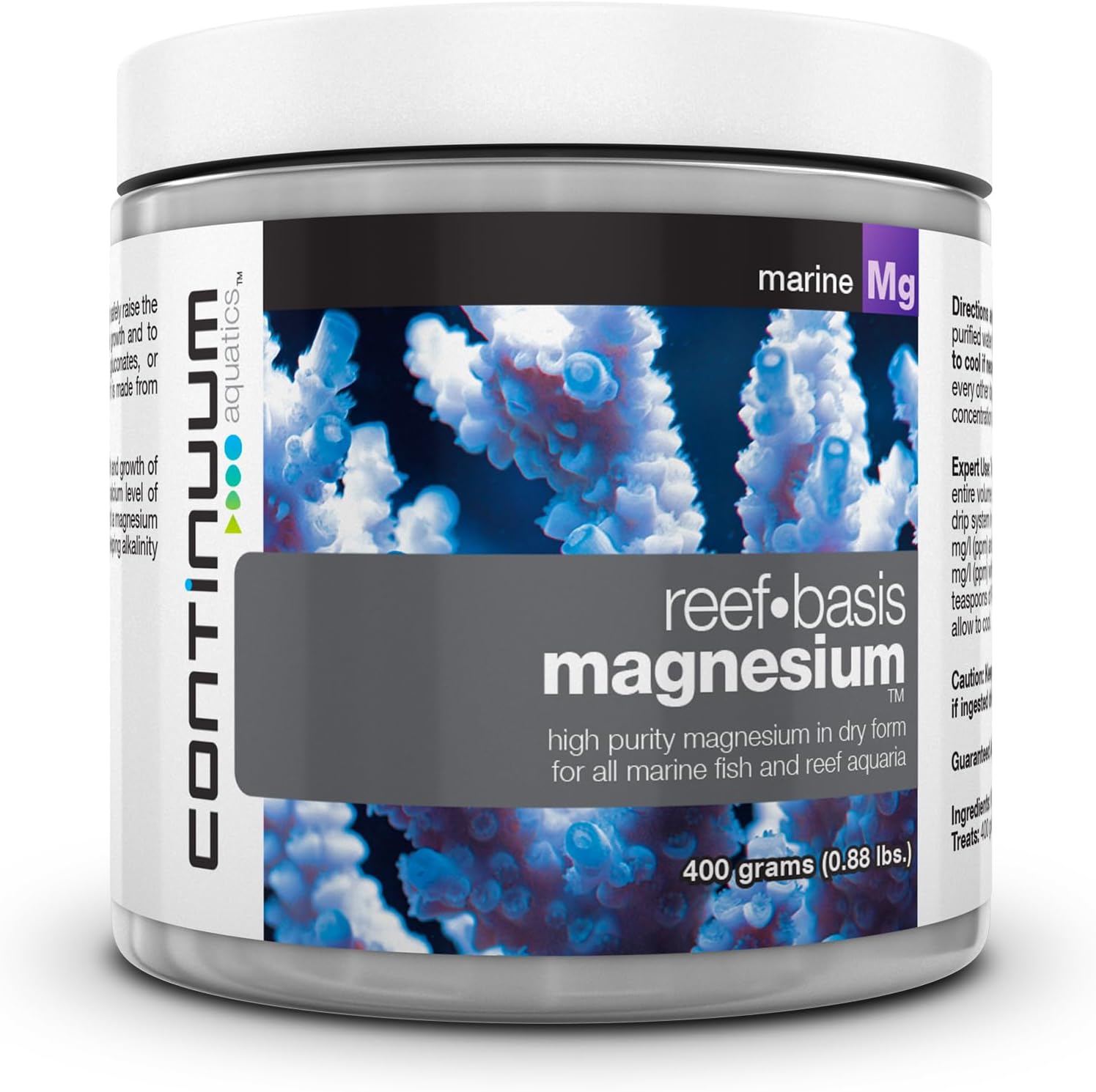 Continuum Reef Basis Magnesium - Powdered Magnesium Supplement for All Marine & Reef Aquariums, 3.2 kg