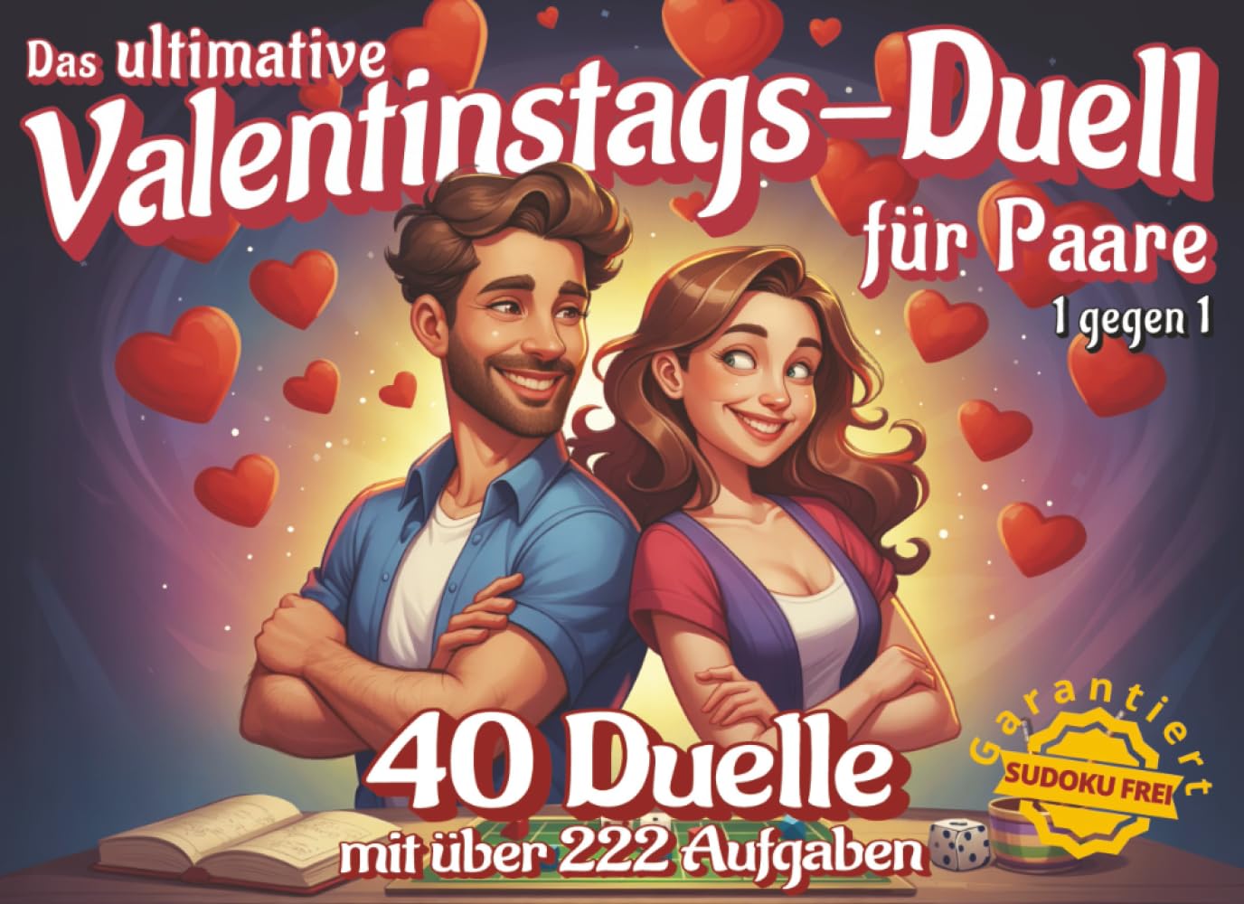 Das ultimative Valentinstags Duell für Paare: 40 Rätselduelle für verliebte Paare, die gemeinsam denken, fühlen und lachen wollen. (Duellbuch) ... für Sie & Ihn, Ihn & Ihn und Sie & Sie)