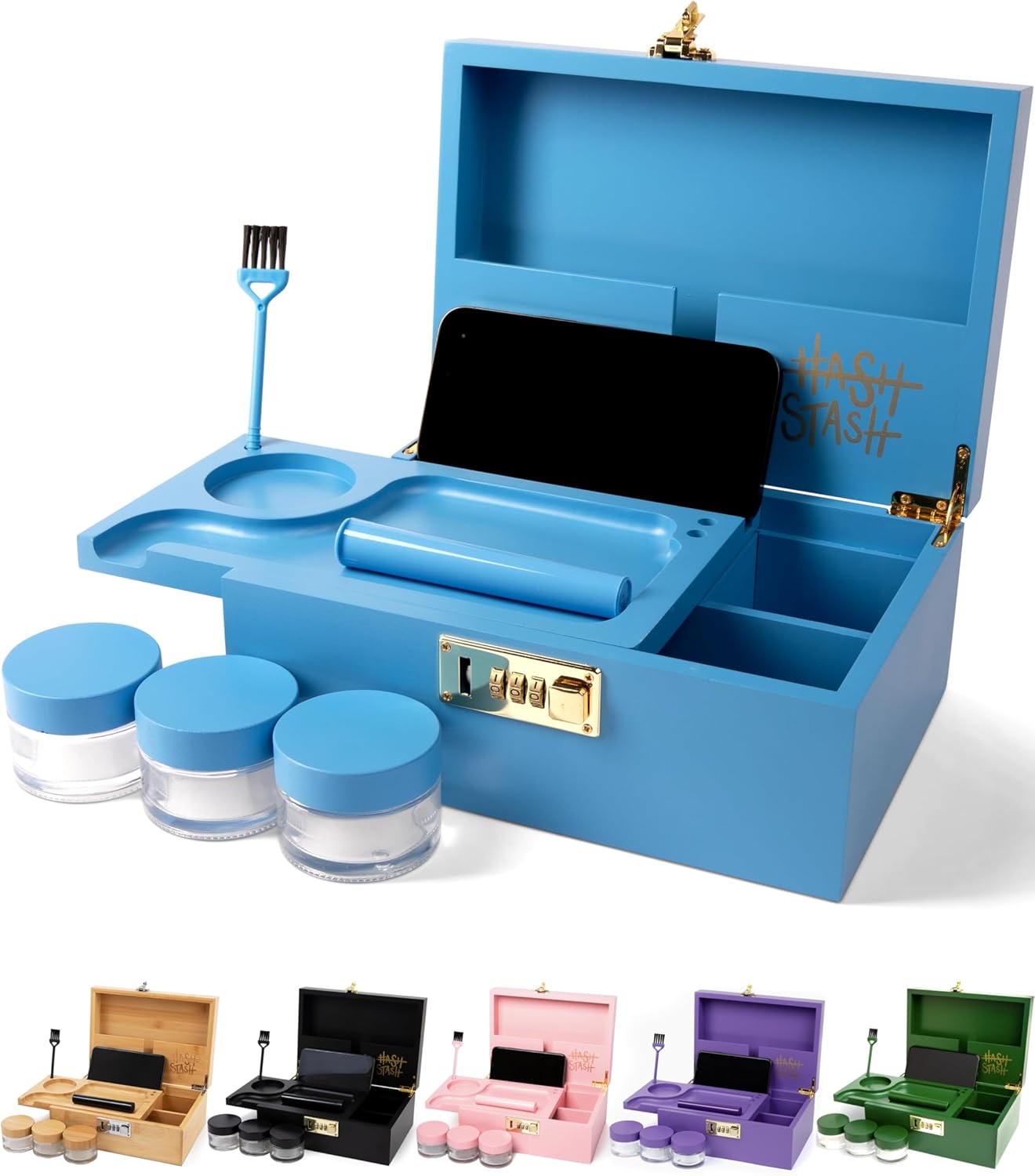 The OG Storage Box (Azure Blue) by HASHSTASH