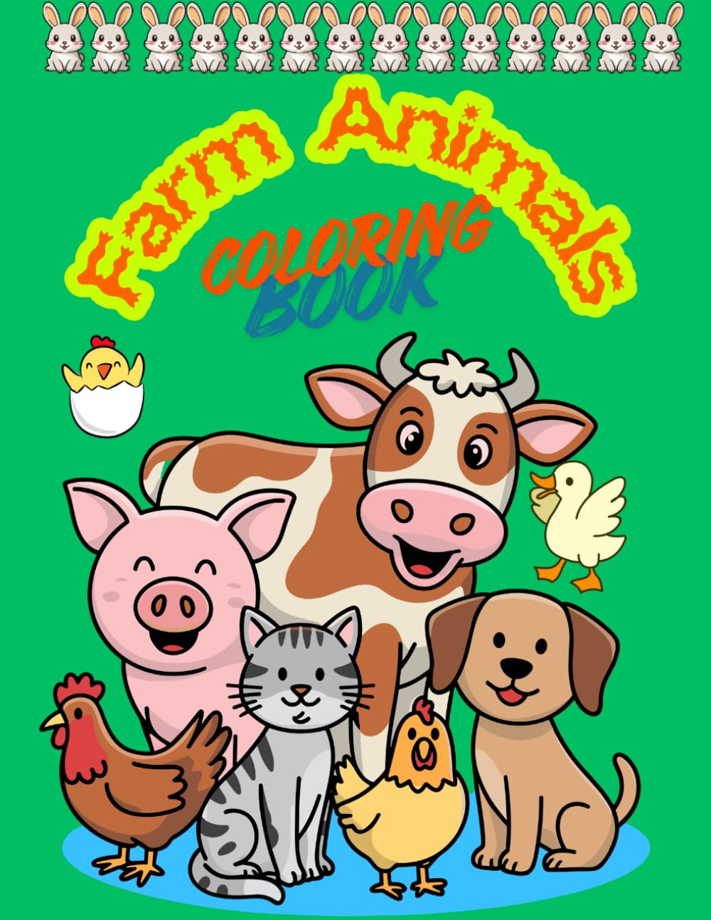 Farm Animals: Coloring and Learning Book for Kids! (COLORING BOOK)