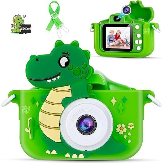 Kids Camera 48MP 1080P Green-Dyno