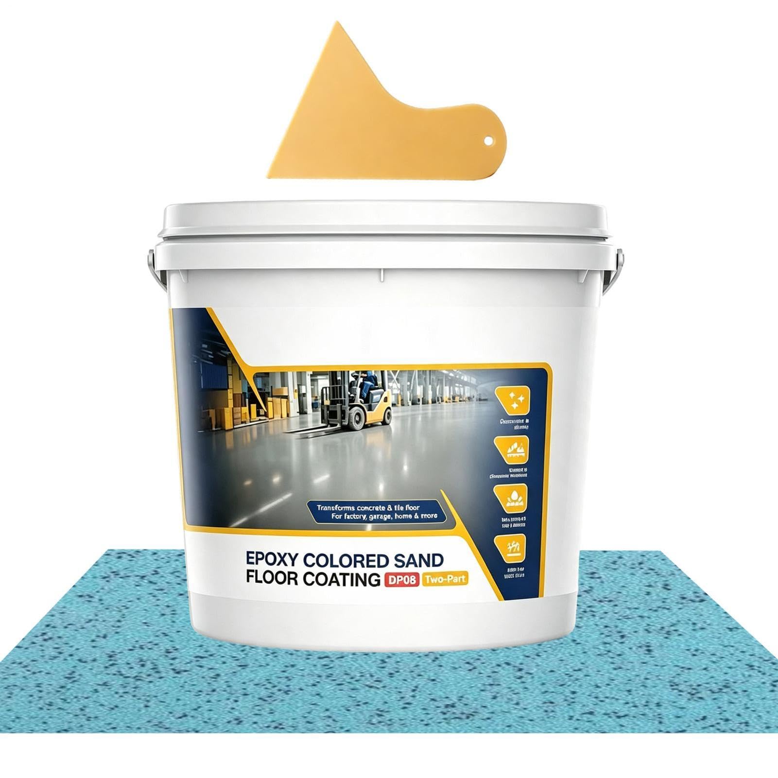 Pintura Epoxi Para Suelos 1 kg de Compuesto Autonivelante Antideslizante