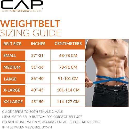 Miniatura 4 de CAP Barbell Cinturón de levantamiento de pesas de nailon premium  Múltiples opciones