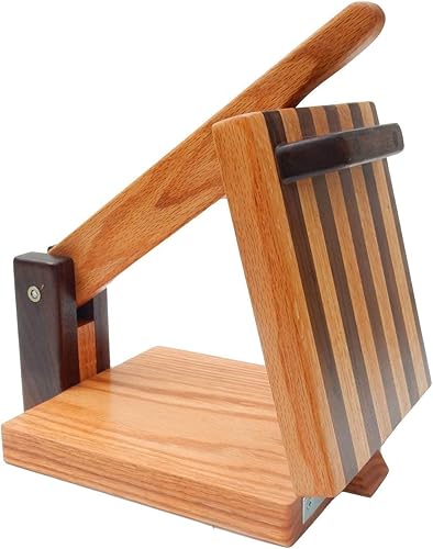 Miniatura 5 de Hardwood Tortilla Press - Red Oak  Walnut- 8 inch