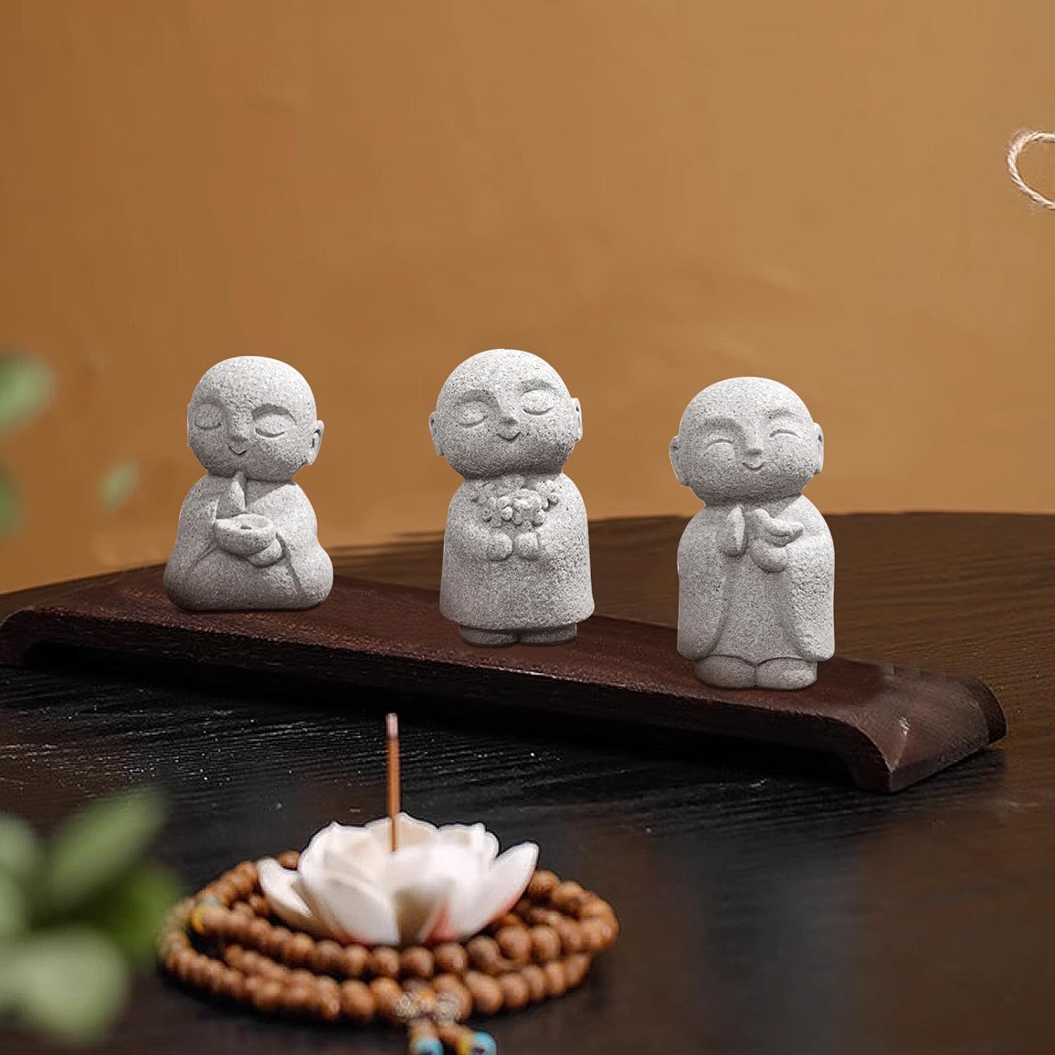 Amazon.co.jp: ZZBUY お地蔵さん 置物 お地蔵様 癒し 可愛い 小型 仏像