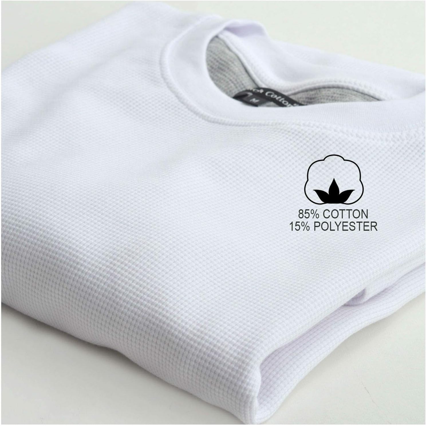 Men's Tick Midweight Waffle Thermal Shirt Long Sleeve Top Underwear 1 2 3 or 6 Pack