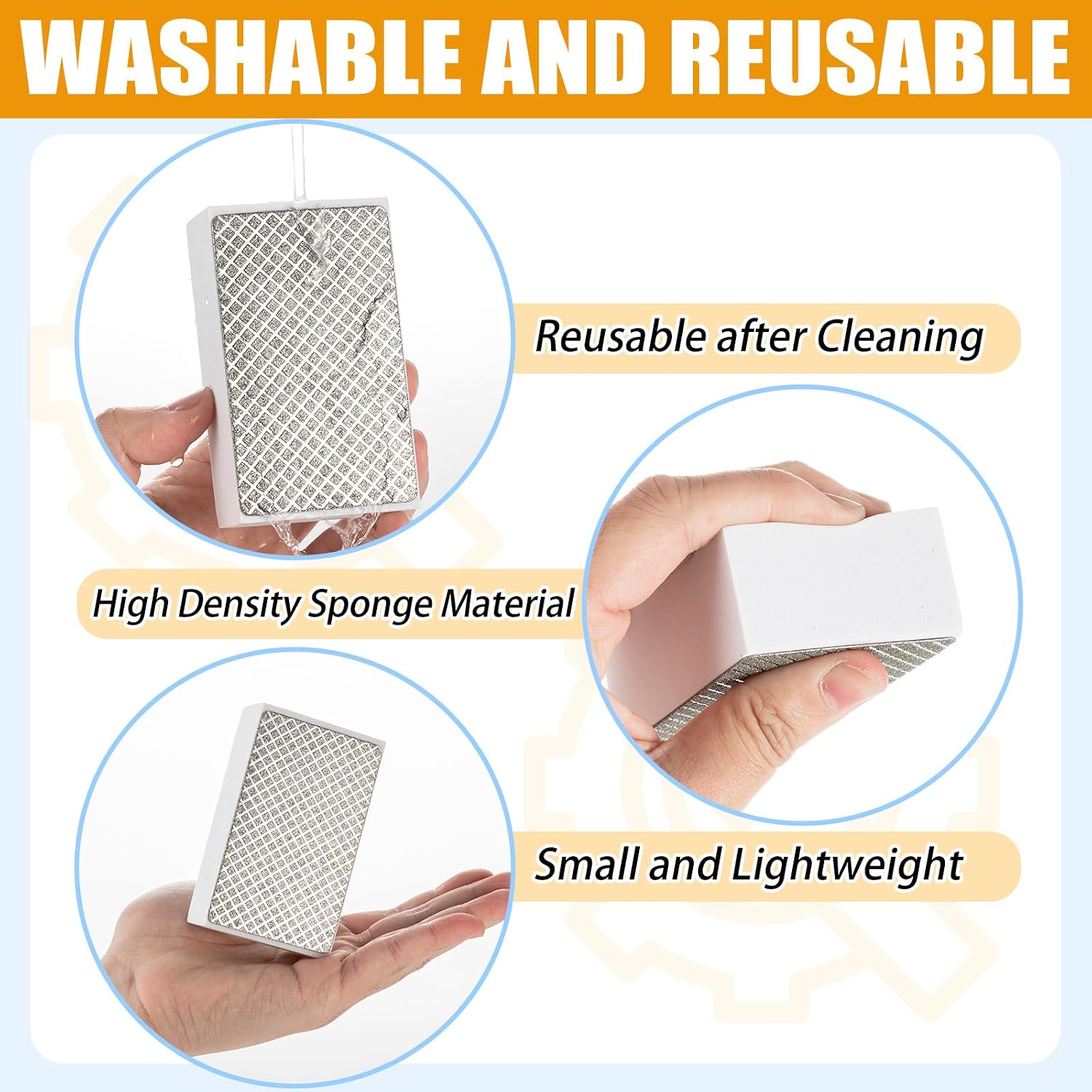 3 Pcs Diamond Hand Polishing Pads, 60 Grit Diamond Sanding Pad Reusable Sanding Block for Concrete Ceramic Glass Stone Granite Marble Tile Stone Metal Grinding